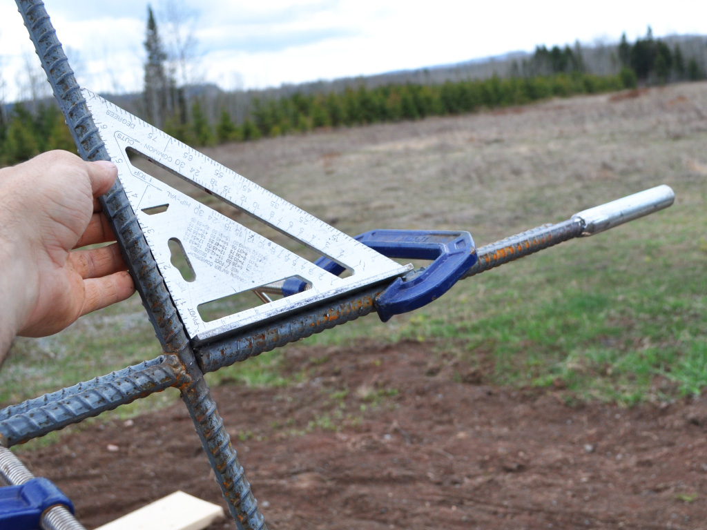 Modular Rebar GreenHouse - fabrication